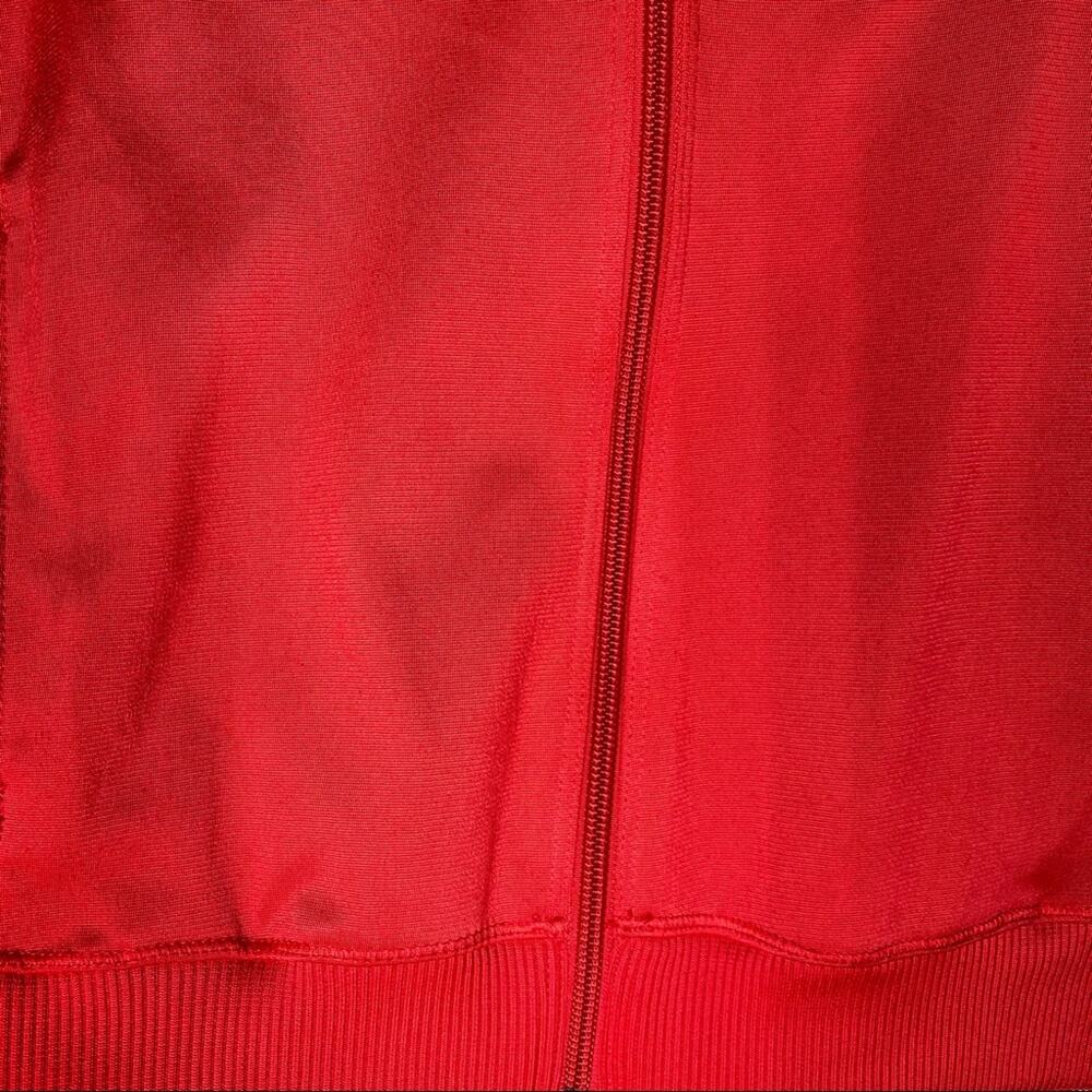 Nike Full Zip Up Track Athletic Jacket with Pockets Red White Youth Kids Medium - Picture 5 of 8